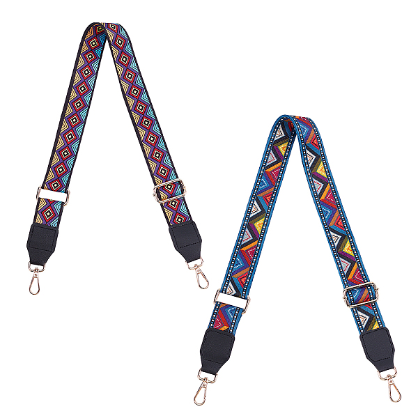 PandaHall WADORN 2Pcs 2 Color Nylon with Cotton Adjustable Bag Strap, with PU Leather & Zinc Alloy Clasps, for Bag Replacement Accessories..., Multicolor
PandaHall WADORN 2Pcs 2 Color Nylon with Cotton Adjustable Bag Strap, with PU Leather & Zinc Alloy Clasps, for Bag Replacement Accessories..., Multicolor
