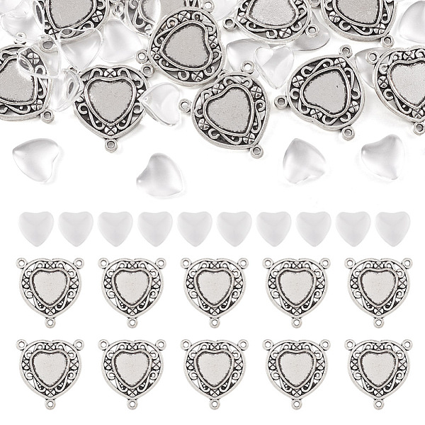 PandaHall Biyun DIY Chandelier Component Link Making Kits, including 10Pcs Tibetan Style Alloy Cabochon Settings & Transparent Glass...
PandaHall Biyun DIY Chandelier Component Link Making Kits, including 10Pcs Tibetan Style Alloy Cabochon Settings & Transparent Glass...