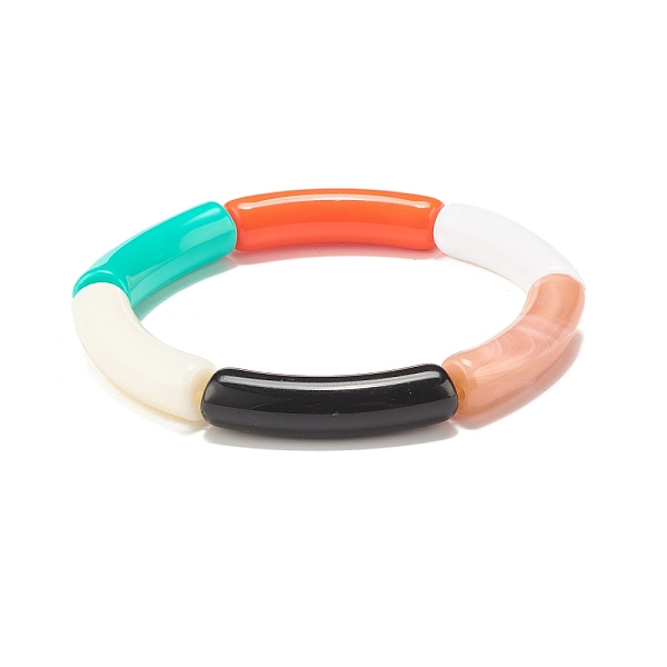 PandaHall Acrylic Curved Tube Beaded Stretch Bracelet, Chunky Bracelet for Women, Orange, Inner Diameter: 2-1/8 inch(5.3cm) Acrylic Orange
PandaHall Acrylic Curved Tube Beaded Stretch Bracelet, Chunky Bracelet for Women, Orange, Inner Diameter: 2-1/8 inch(5.3cm) Acrylic Orange