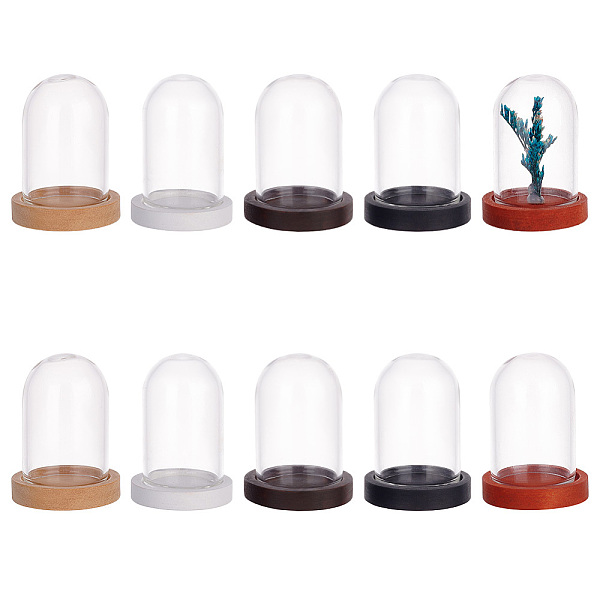 PandaHall PH 10pcs Glass Display Dome Cloche, Display Bottles Bell Jar Display Dome with Cork Base Glass Decoration Bottles for Wedding..., Multicolor
PandaHall PH 10pcs Glass Display Dome Cloche, Display Bottles Bell Jar Display Dome with Cork Base Glass Decoration Bottles for Wedding..., Multicolor