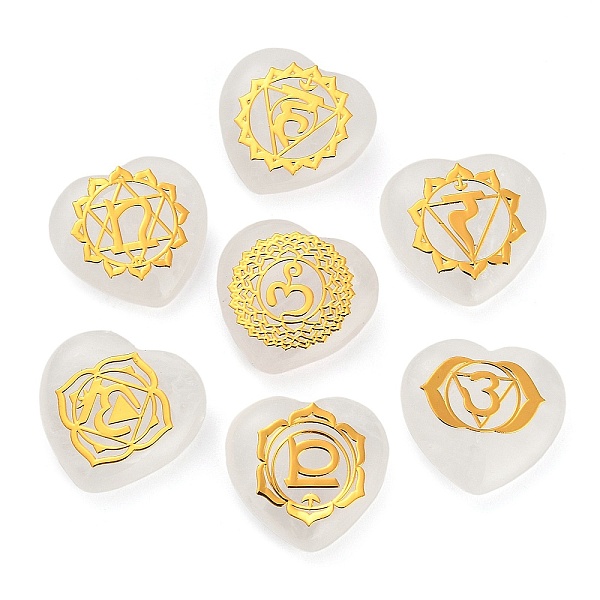 PandaHall 7Pcs 7 Styles Chakra Natural Quartz Crystal Love Heart Ornaments Figurines, Reiki Energy Stone Balancing Meditation Gift...
PandaHall 7Pcs 7 Styles Chakra Natural Quartz Crystal Love Heart Ornaments Figurines, Reiki Energy Stone Balancing Meditation Gift...