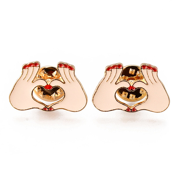 PandaHall Alloy Enamel Brooches, Enamel Pin, with Brass Butterfly Clutches, Gesture for Finger Heart, Light Gold, Cadmium Free & Nickel Free..., Brown
PandaHall Alloy Enamel Brooches, Enamel Pin, with Brass Butterfly Clutches, Gesture for Finger Heart, Light Gold, Cadmium Free & Nickel Free..., Brown