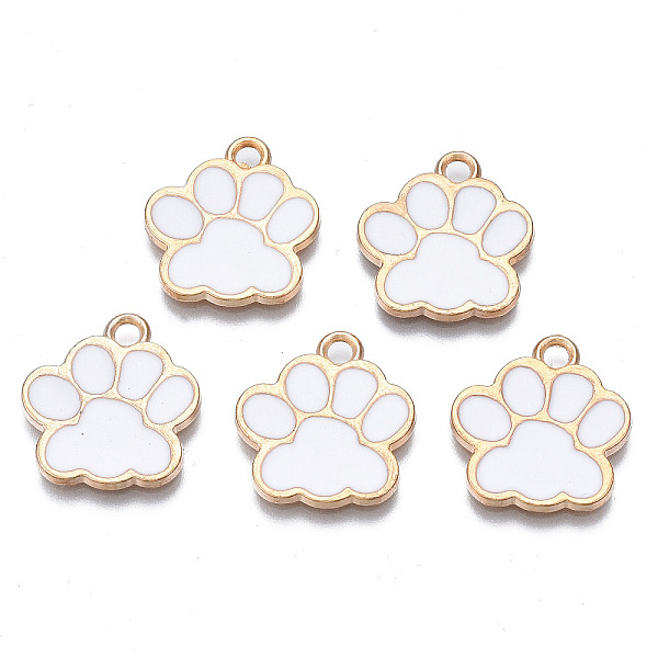 PandaHall Alloy Enamel Pendants, Cadmium Free & Lead Free, Dog Paw Prints, White, 17.5x16x1.5mm, Hole: 2mm Alloy+Enamel Others White
PandaHall Alloy Enamel Pendants, Cadmium Free & Lead Free, Dog Paw Prints, White, 17.5x16x1.5mm, Hole: 2mm Alloy+Enamel Others White