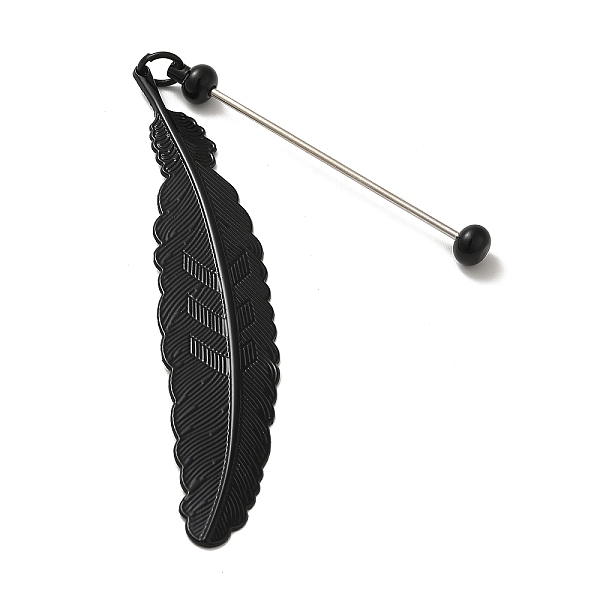 PandaHall Alloy Feather Pendant Bookmarks, Beadable Bookmarks, Black, 195mm Alloy Feather Black
PandaHall Alloy Feather Pendant Bookmarks, Beadable Bookmarks, Black, 195mm Alloy Feather Black