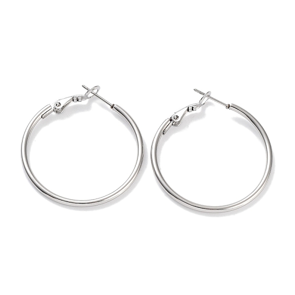 PandaHall Ring 304 Stainless Steel Hoop Earrings for Women Men, Stainless Steel Color, 12 Gauge, 29x2mm, Pin: 0.6mm 304 Stainless Steel Ring
PandaHall Ring 304 Stainless Steel Hoop Earrings for Women Men, Stainless Steel Color, 12 Gauge, 29x2mm, Pin: 0.6mm 304 Stainless Steel Ring