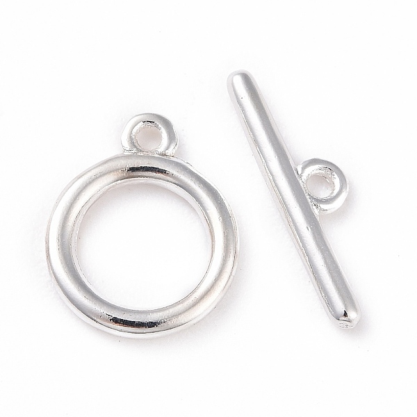 PandaHall Eco-friendly Brass Toggle Clasps, Cadmium Free & Lead Free, Long-Lasting Plated, Ring, 925 Sterling Silver Plated, Ring...
PandaHall Eco-friendly Brass Toggle Clasps, Cadmium Free & Lead Free, Long-Lasting Plated, Ring, 925 Sterling Silver Plated, Ring...