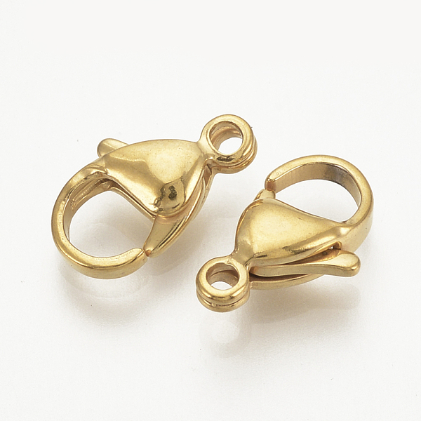 PandaHall Ion Plating(IP) 316 Surgical Stainless Steel Lobster Claw Clasps, Golden, 9x6x3mm, Hole: 1mm 316 Surgical Stainless Steel Others
PandaHall Ion Plating(IP) 316 Surgical Stainless Steel Lobster Claw Clasps, Golden, 9x6x3mm, Hole: 1mm 316 Surgical Stainless Steel Others