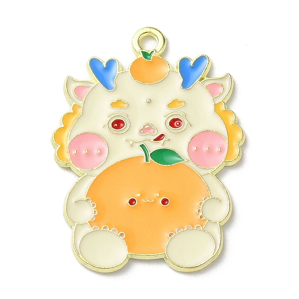 PandaHall Alloy Enamel Pendants, Golden, Dragon Charm, Persimmon, 30x22x1mm, Hole: 1.8mm Alloy+Enamel Others Orange
PandaHall Alloy Enamel Pendants, Golden, Dragon Charm, Persimmon, 30x22x1mm, Hole: 1.8mm Alloy+Enamel Others Orange