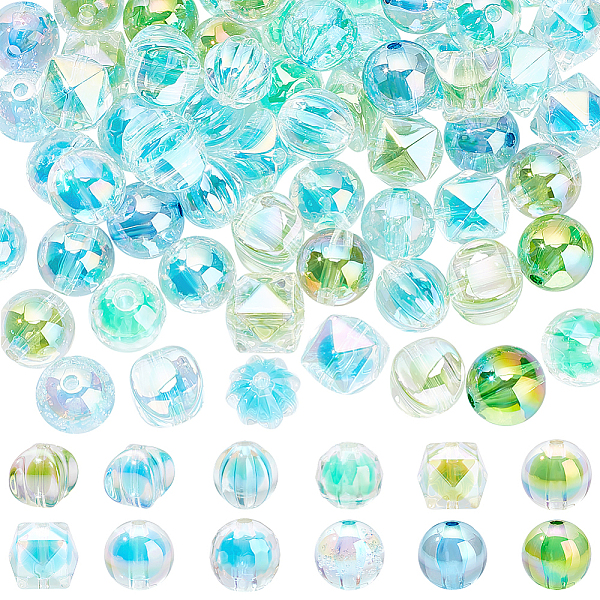 PandaHall 72Pcs 12 Styles UV Plating Transparent Acrylic Beads, Round & Polygon & Rectangle & Pumpkin, Mixed Color, 15~16x14~16x14~16mm..., Multicolor
PandaHall 72Pcs 12 Styles UV Plating Transparent Acrylic Beads, Round & Polygon & Rectangle & Pumpkin, Mixed Color, 15~16x14~16x14~16mm..., Multicolor