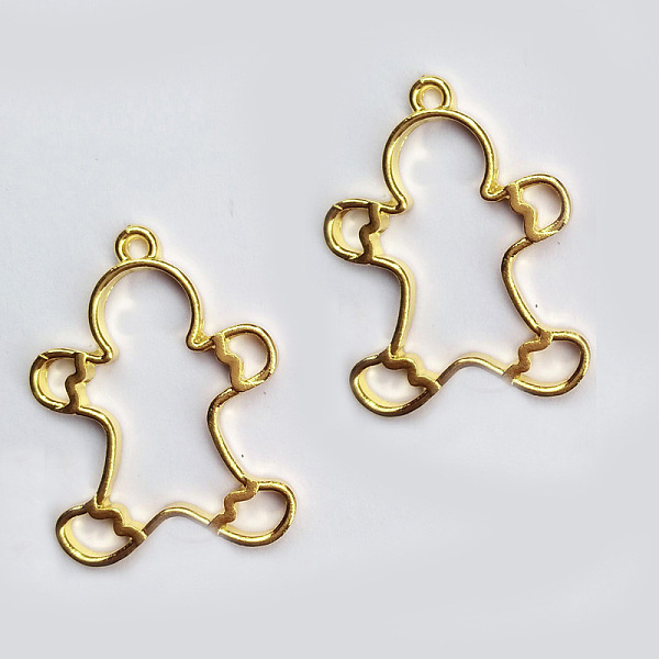 PandaHall Zinc Alloy Open Back Bezel Pendants, For DIY UV Resin, Epoxy Resin, Pressed Flower Jewelry, Long-Lasting Plated, Gingerbread Man...
PandaHall Zinc Alloy Open Back Bezel Pendants, For DIY UV Resin, Epoxy Resin, Pressed Flower Jewelry, Long-Lasting Plated, Gingerbread Man...