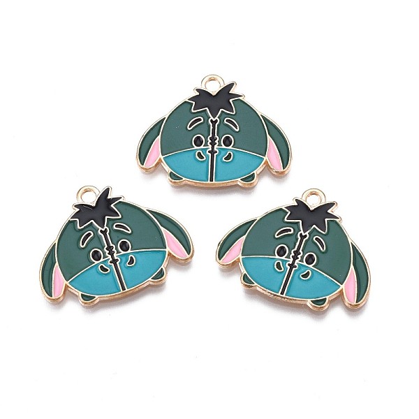 PandaHall Alloy Enamel Pendants, Light Gold, Cadmium Free & Lead Free, Donkey Head, Dark Green, 19x24x1mm, Hole: 1.8mm Alloy+Enamel Other...
PandaHall Alloy Enamel Pendants, Light Gold, Cadmium Free & Lead Free, Donkey Head, Dark Green, 19x24x1mm, Hole: 1.8mm Alloy+Enamel Other...