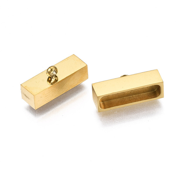 PandaHall 201 Stainless Steel Cord Ends, End Caps, Golden, 5.8x10x4.2mm, Hole: 1.5mm, Inner Diameter: 9x3mm 201 Stainless Steel
PandaHall 201 Stainless Steel Cord Ends, End Caps, Golden, 5.8x10x4.2mm, Hole: 1.5mm, Inner Diameter: 9x3mm 201 Stainless Steel