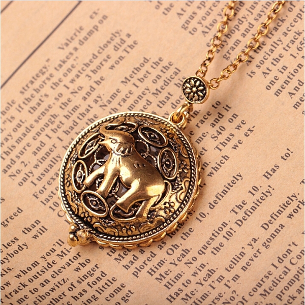 PandaHall Magnifying Glass Magnetic Locket Pendant Necklaces for Women, with Zinc Alloy Cable Chains, Antique Golden, Elephant Pattern...
PandaHall Magnifying Glass Magnetic Locket Pendant Necklaces for Women, with Zinc Alloy Cable Chains, Antique Golden, Elephant Pattern...