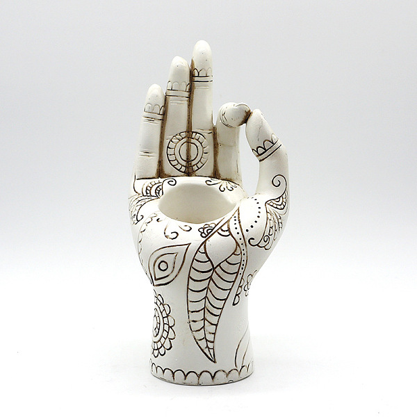 PandaHall OK Gesture Resin Candle Holders, Home Office Teahouse Zen Buddhist Supplies, White, 88x93x195mm Resin Palm White
PandaHall OK Gesture Resin Candle Holders, Home Office Teahouse Zen Buddhist Supplies, White, 88x93x195mm Resin Palm White