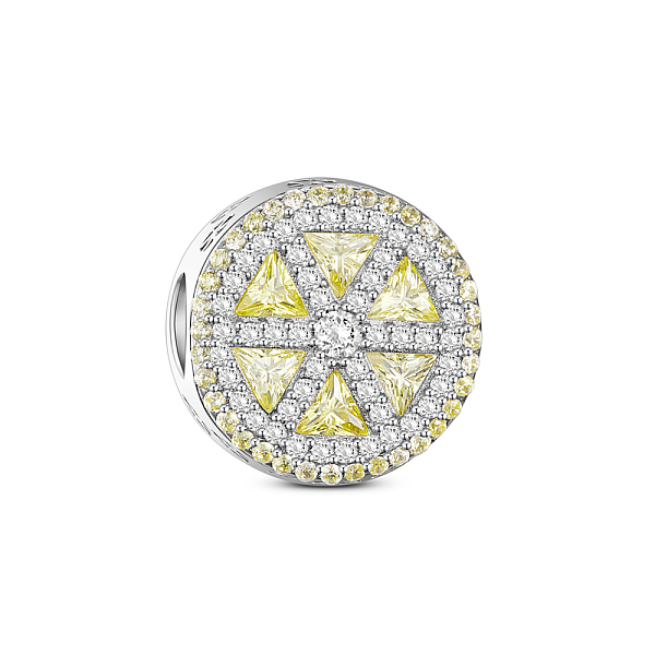 PandaHall TINYSAND Rhodium Plated 925 Sterling Silver European Beads, with Cubic Zirconia, Large Hole Beads, Luxurious Circle, Platinum..., Yellow
PandaHall TINYSAND Rhodium Plated 925 Sterling Silver European Beads, with Cubic Zirconia, Large Hole Beads, Luxurious Circle, Platinum..., Yellow