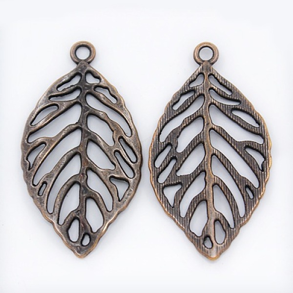 PandaHall Alloy Pendants, Cadmium Free & Nickel Free & Lead Free, Leaf, Red Copper, 49.5x27.5x2mm, Hole: 3.5mm Alloy Leaf
PandaHall Alloy Pendants, Cadmium Free & Nickel Free & Lead Free, Leaf, Red Copper, 49.5x27.5x2mm, Hole: 3.5mm Alloy Leaf