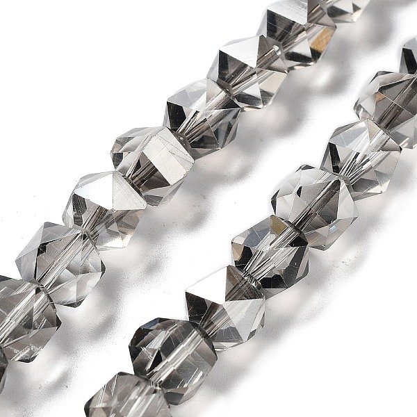 PandaHall Electroplate Glass Beads Strands, Pearl Luster Plated, Polygon, Gray, 9x9x9mm, Hole: 1.4mm, about 60pcs/strand, 22.44''(57cm)...
PandaHall Electroplate Glass Beads Strands, Pearl Luster Plated, Polygon, Gray, 9x9x9mm, Hole: 1.4mm, about 60pcs/strand, 22.44''(57cm)...