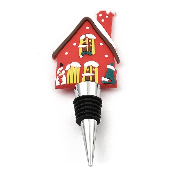 PandaHall Christmas Theme Aluminium Alloy & PVC Wine Bottle Stoppers, for Winebottle, House, 132x48x20mm Aluminum Alloy House
PandaHall Christmas Theme Aluminium Alloy & PVC Wine Bottle Stoppers, for Winebottle, House, 132x48x20mm Aluminum Alloy House