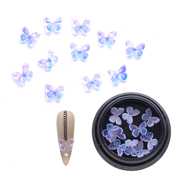 PandaHall Resin Cabochons, Nail Art Decoration Accessories, 3D Butterfly, Lilac, 6.5x9x3mm, about 10pcs/box Resin Butterfly Purple
PandaHall Resin Cabochons, Nail Art Decoration Accessories, 3D Butterfly, Lilac, 6.5x9x3mm, about 10pcs/box Resin Butterfly Purple