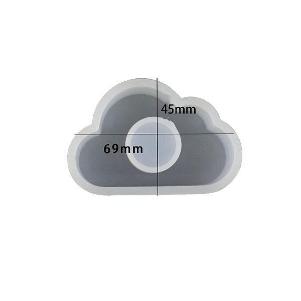 PandaHall Geometry DIY Food Grade Silicone Molds, Candle Molds, for DIY Candle Makings, Cloud, 6.9x4.5x0.2cm Silicone Cloud
PandaHall Geometry DIY Food Grade Silicone Molds, Candle Molds, for DIY Candle Makings, Cloud, 6.9x4.5x0.2cm Silicone Cloud