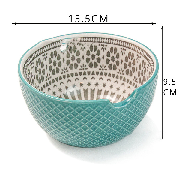 PandaHall Round Handmade Porcelain Yarn Bowl Holder, Knitting Wool Storage Basket with Holes to Prevent Slipping, Turquoise, 15.5x9.5cm..., Green
PandaHall Round Handmade Porcelain Yarn Bowl Holder, Knitting Wool Storage Basket with Holes to Prevent Slipping, Turquoise, 15.5x9.5cm..., Green