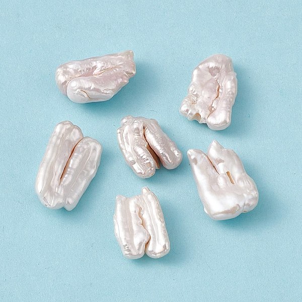 PandaHall Baroque Natural Keshi Pearl Beads, Flower, Seashell Color, 19~24x13~15x6~8mm, Hole: 0.8mm Keshi Pearl Flower
PandaHall Baroque Natural Keshi Pearl Beads, Flower, Seashell Color, 19~24x13~15x6~8mm, Hole: 0.8mm Keshi Pearl Flower