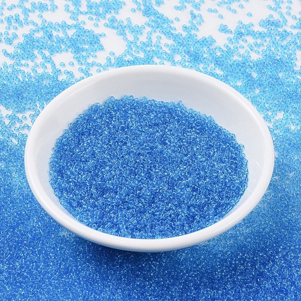 PandaHall MIYUKI Round Rocailles Beads, Japanese Seed Beads, 11/0, (RR148D) Transparent Dark Aqua, 11/0, 2x1.3mm, Hole: 0.8mm, about..., Cyan
PandaHall MIYUKI Round Rocailles Beads, Japanese Seed Beads, 11/0, (RR148D) Transparent Dark Aqua, 11/0, 2x1.3mm, Hole: 0.8mm, about..., Cyan