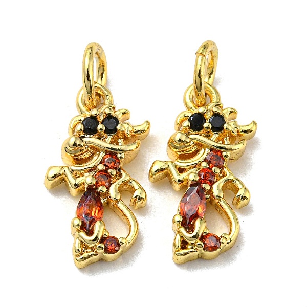 PandaHall Real 18K Gold Plated Brass Pendants, with Glass and Jump Ring, Dragon Charms, Colorful, 15x8x3mm, Hole: 3mm Brass+Glass Dragon
PandaHall Real 18K Gold Plated Brass Pendants, with Glass and Jump Ring, Dragon Charms, Colorful, 15x8x3mm, Hole: 3mm Brass+Glass Dragon