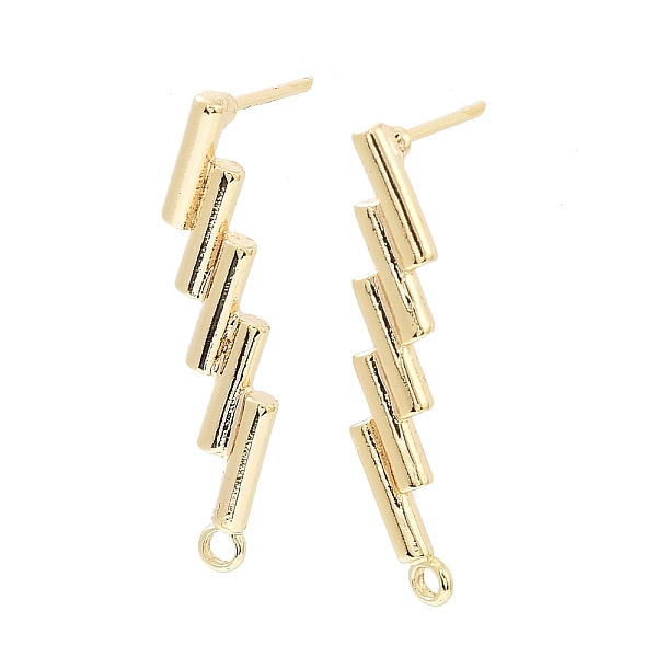 PandaHall Brass Stud Earring Finding, with Horizontal Loop, Lightning Bolt, Real 18K Gold Plated, 25.5x6mm, Hole: 1.6mm, Pin: 0.7mm Brass...
PandaHall Brass Stud Earring Finding, with Horizontal Loop, Lightning Bolt, Real 18K Gold Plated, 25.5x6mm, Hole: 1.6mm, Pin: 0.7mm Brass...