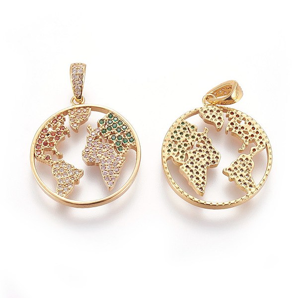 PandaHall Brass Micro Pave Cubic Zirconia Pendants, Flat Round, Colorful, Golden, 23x21x2mm, Hole: 2.5x5mm Brass+Cubic Zirconia Flat Round
PandaHall Brass Micro Pave Cubic Zirconia Pendants, Flat Round, Colorful, Golden, 23x21x2mm, Hole: 2.5x5mm Brass+Cubic Zirconia Flat Round