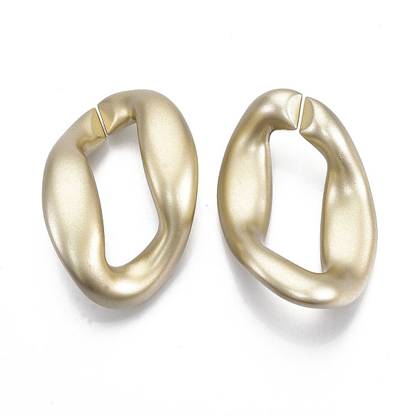 PandaHall Spray Painted CCB Plastic Linking Rings, Quick Link Connectors, For Jewelry Curb Chains Making, Twist, Gold, 51x34.5x15mm, Inner...
PandaHall Spray Painted CCB Plastic Linking Rings, Quick Link Connectors, For Jewelry Curb Chains Making, Twist, Gold, 51x34.5x15mm, Inner...