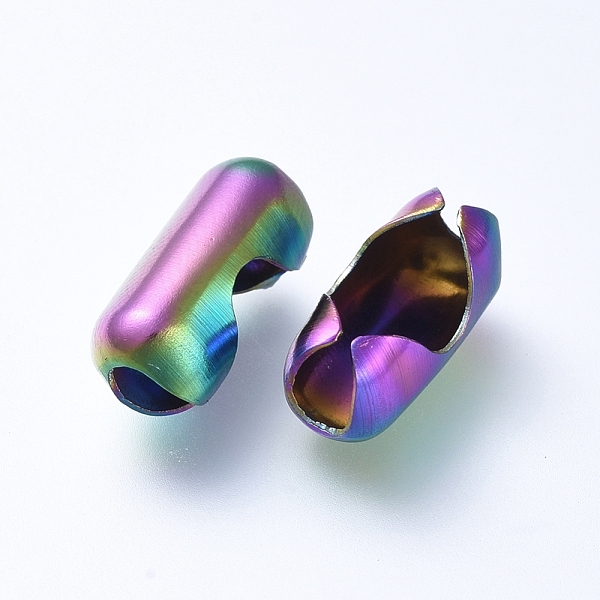 PandaHall Ion Plating(IP) 304 Stainless Steel Ball Chain Connectors, Rainbow Color, 13x6mm, Fit for 5.5mm ball chain 304 Stainless Steel
PandaHall Ion Plating(IP) 304 Stainless Steel Ball Chain Connectors, Rainbow Color, 13x6mm, Fit for 5.5mm ball chain 304 Stainless Steel