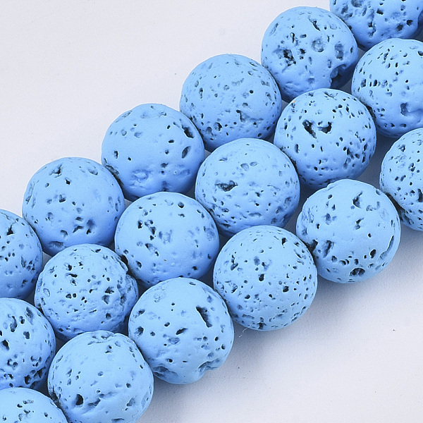 PandaHall Spray Painted Natural Lava Rock Beads Strands, Round, Light Sky Blue, 8~9mm, Hole: 0.7mm, about 47~48pcs/Strand, 15.75 inch(40cm)...
PandaHall Spray Painted Natural Lava Rock Beads Strands, Round, Light Sky Blue, 8~9mm, Hole: 0.7mm, about 47~48pcs/Strand, 15.75 inch(40cm)...