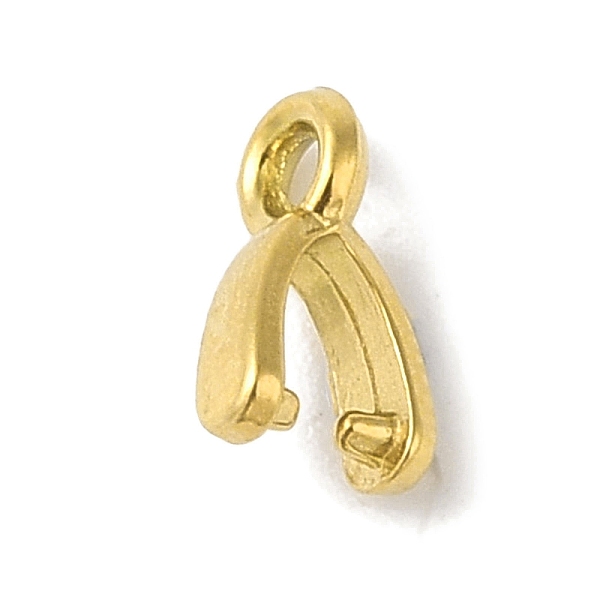 PandaHall 304 Stainless Steel Ice Pick Pinch Bails, Golden, 8.5x2mm, Hole: 1.2mm, Pin: 0.8mm 304 Stainless Steel
PandaHall 304 Stainless Steel Ice Pick Pinch Bails, Golden, 8.5x2mm, Hole: 1.2mm, Pin: 0.8mm 304 Stainless Steel