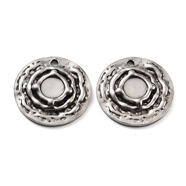 PandaHall 201 Stainless Steel Pendant Cabochon Settings, Flat Round Charm, Antique Silver, Tray: 6mm, 19x3mm, Hole: 1.8mm 201 Stainless...
PandaHall 201 Stainless Steel Pendant Cabochon Settings, Flat Round Charm, Antique Silver, Tray: 6mm, 19x3mm, Hole: 1.8mm 201 Stainless...