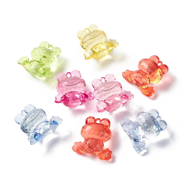 PandaHall Transparent Acrylic Pendants, Frog, Mixed Color, 37.5x37.5x20mm, Hole: 3x3.5mm, about 43pcs/bag Acrylic Frog Multicolor
PandaHall Transparent Acrylic Pendants, Frog, Mixed Color, 37.5x37.5x20mm, Hole: 3x3.5mm, about 43pcs/bag Acrylic Frog Multicolor