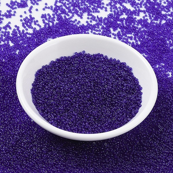 PandaHall MIYUKI Round Rocailles Beads, Japanese Seed Beads, (RR151) Transparent Cobalt, 11/0, 2x1.3mm, Hole: 0.8mm, about 5500pcs/50g Glass..., Blue
PandaHall MIYUKI Round Rocailles Beads, Japanese Seed Beads, (RR151) Transparent Cobalt, 11/0, 2x1.3mm, Hole: 0.8mm, about 5500pcs/50g Glass..., Blue