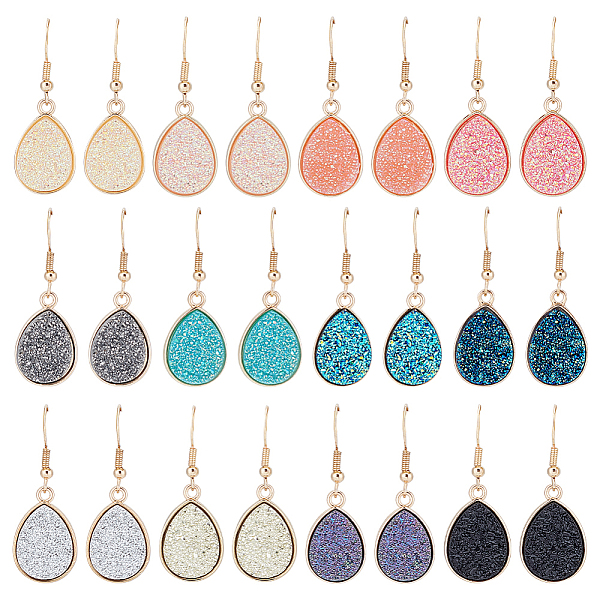 PandaHall ANATTASOUL 12 Pairs 12 Color Bling Resin Teardrop Dangle Earrings, Light Gold Plated Alloy Jewelry for Women, Mixed Color, 39mm..., Multicolor
PandaHall ANATTASOUL 12 Pairs 12 Color Bling Resin Teardrop Dangle Earrings, Light Gold Plated Alloy Jewelry for Women, Mixed Color, 39mm..., Multicolor