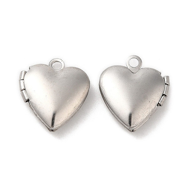 PandaHall 316 Surgical Stainless Steel Locket Pendants, Heart Charm, Stainless Steel Color, 15x13x4.5mm, Hole: 1.6mm, Inner Diameter: 6x8mm...
PandaHall 316 Surgical Stainless Steel Locket Pendants, Heart Charm, Stainless Steel Color, 15x13x4.5mm, Hole: 1.6mm, Inner Diameter: 6x8mm...