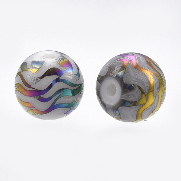 PandaHall Electroplate Glass Beads, Round with Ripple, Colorful, 8mm, Hole: 1mm, 300pcs/bag Glass Others
PandaHall Electroplate Glass Beads, Round with Ripple, Colorful, 8mm, Hole: 1mm, 300pcs/bag Glass Others