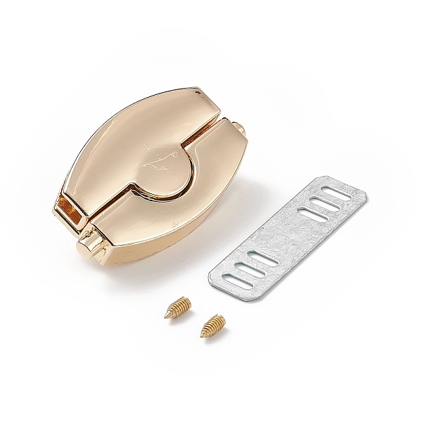 PandaHall (Defective Closeout Sale: Scratched) Alloy Bag Twist Lock Accessories, with Iron Finding, Press Lock, for DIY Bag Purse Hardware...
PandaHall (Defective Closeout Sale: Scratched) Alloy Bag Twist Lock Accessories, with Iron Finding, Press Lock, for DIY Bag Purse Hardware...