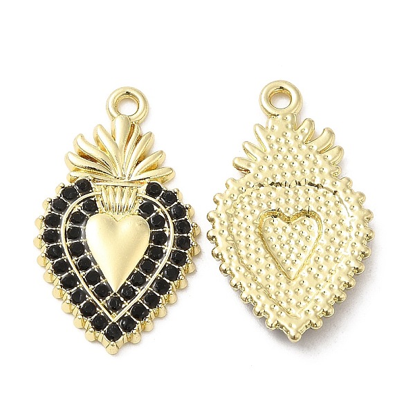 PandaHall Alloy Rhinestone Pendant, Cadmium Free & Nickel Free & Lead Free, Teardrop with Flower Charms, Jet, Golden, 26x15x2.5mm, Hole..., Black
PandaHall Alloy Rhinestone Pendant, Cadmium Free & Nickel Free & Lead Free, Teardrop with Flower Charms, Jet, Golden, 26x15x2.5mm, Hole..., Black