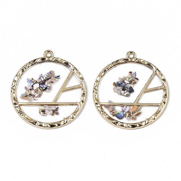 PandaHall Epoxy Resin Pendants, with Shell and Light Gold Plated Alloy Open Back Bezel, Flat Round, Clear, 36x33x2mm, Hole: 1.8mm...
PandaHall Epoxy Resin Pendants, with Shell and Light Gold Plated Alloy Open Back Bezel, Flat Round, Clear, 36x33x2mm, Hole: 1.8mm...