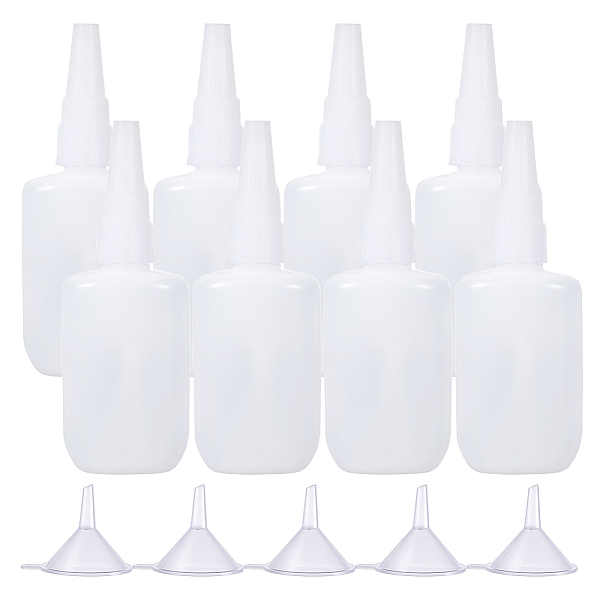 PandaHall Plastic Glue Bottles Sets, Bottle Caps Through-hole, with Transparent Funnel Hopper, White, 13.1cm, Capacity: 50g, 10pcs/set...
PandaHall Plastic Glue Bottles Sets, Bottle Caps Through-hole, with Transparent Funnel Hopper, White, 13.1cm, Capacity: 50g, 10pcs/set...