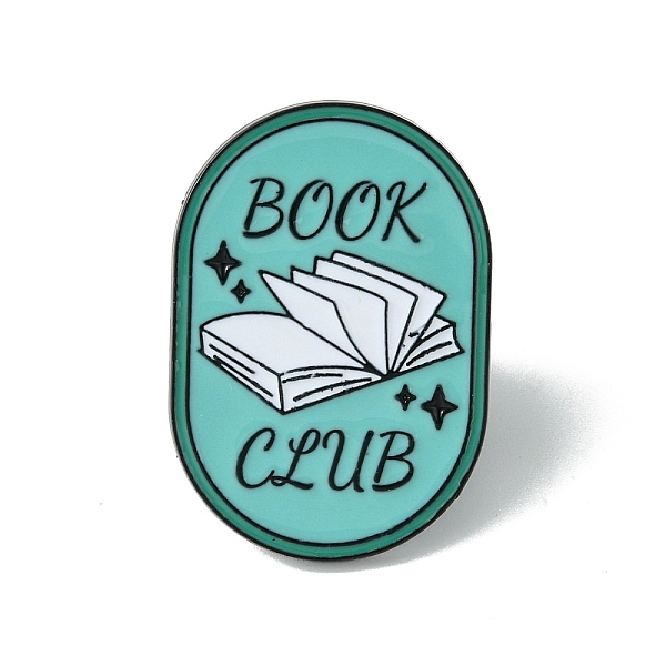 PandaHall Black Alloy Brooches, Book Pattern Enamel Pins, for Backpack Clothes, Oval, 29.5x20.5x1.5mm Alloy+Enamel Oval
PandaHall Black Alloy Brooches, Book Pattern Enamel Pins, for Backpack Clothes, Oval, 29.5x20.5x1.5mm Alloy+Enamel Oval