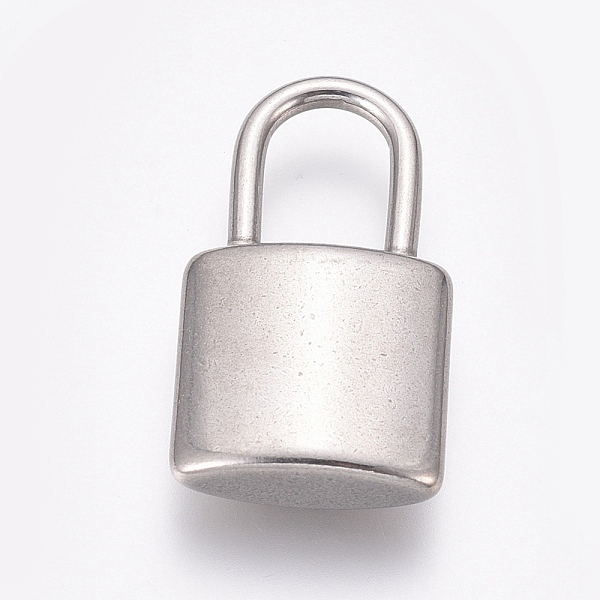 PandaHall 304 Stainless Steel Pendants, Padlock, Stainless Steel Color, 25.5x14x5mm, Hole: 10x6.5mm 304 Stainless Steel Lock
PandaHall 304 Stainless Steel Pendants, Padlock, Stainless Steel Color, 25.5x14x5mm, Hole: 10x6.5mm 304 Stainless Steel Lock