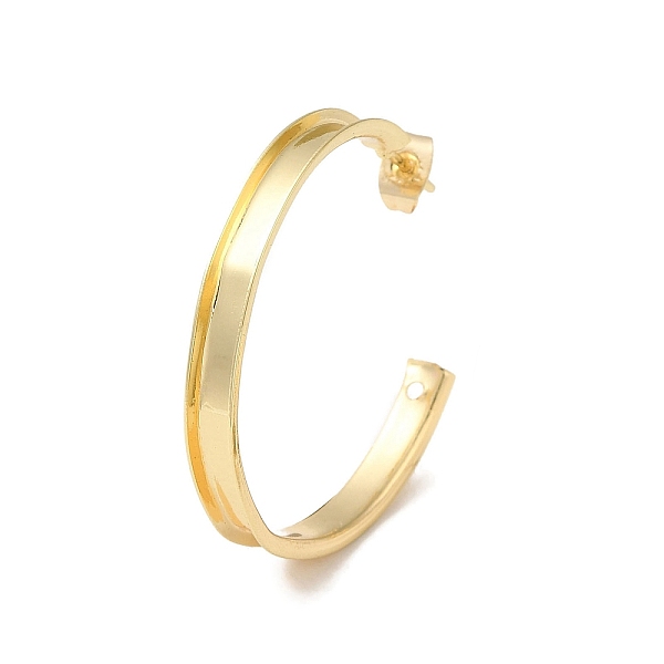 PandaHall Rack Plating Iron Stud Half Hoop Earrings, with Ear Nuts, Long-Lasting Plated, Cadmium Free & Lead Free, C-shape, Real 14K Gold...
PandaHall Rack Plating Iron Stud Half Hoop Earrings, with Ear Nuts, Long-Lasting Plated, Cadmium Free & Lead Free, C-shape, Real 14K Gold...