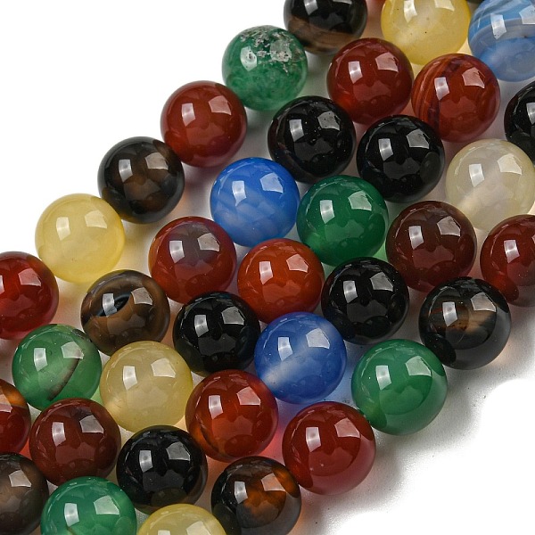 PandaHall 16 inch Round Gemstone Strands, Color Agate, Bead: 8mm in diameter, hole: 1mm. about 50pcs/strand Multi-Color Agate Round..., Multicolor
PandaHall 16 inch Round Gemstone Strands, Color Agate, Bead: 8mm in diameter, hole: 1mm. about 50pcs/strand Multi-Color Agate Round..., Multicolor