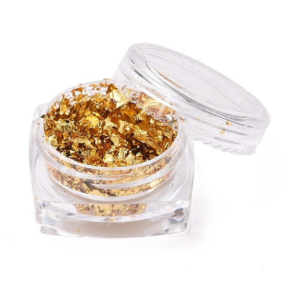 PandaHall Foil Flakes, DIY Gilding Flakes, for Epoxy Jewelry Accessories Filler, Pale Goldenrod, Box: 2.9x1.6cm Gold Foil Chip Yellow
PandaHall Foil Flakes, DIY Gilding Flakes, for Epoxy Jewelry Accessories Filler, Pale Goldenrod, Box: 2.9x1.6cm Gold Foil Chip Yellow