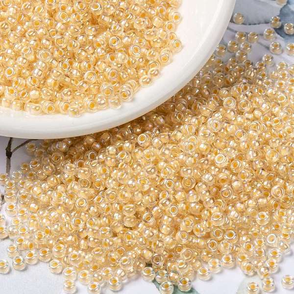 PandaHall MIYUKI Round Rocailles Beads, Japanese Seed Beads, (RR282) Bisque Lined Crystal AB, 8/0, 3mm, Hole: 1mm, about 422~455pcs/bottle..., Orange
PandaHall MIYUKI Round Rocailles Beads, Japanese Seed Beads, (RR282) Bisque Lined Crystal AB, 8/0, 3mm, Hole: 1mm, about 422~455pcs/bottle..., Orange